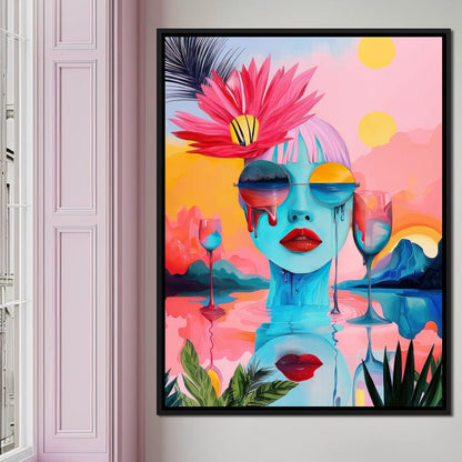 Oasis of Imagination Canvas Wall Art