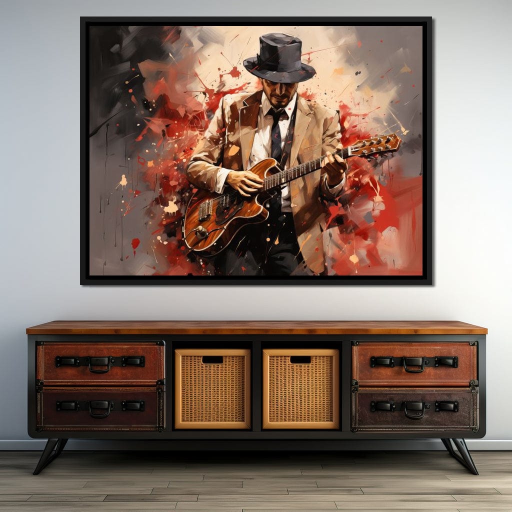 Guitarist Serenade Canvas Wall Art