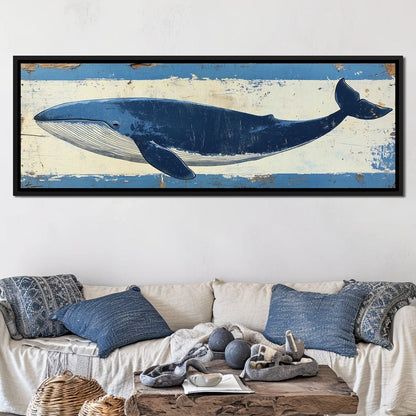 Glorious Whale Canvas Wall Art
