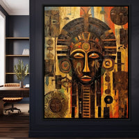 Tribal Mask 20 Canvas Wall Art