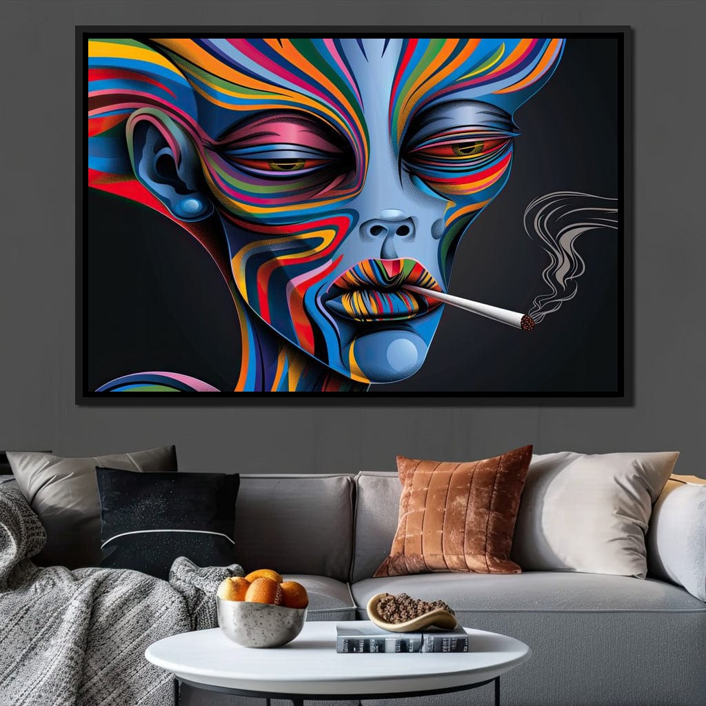 Cosmic Chillwave Canvas Wall Art