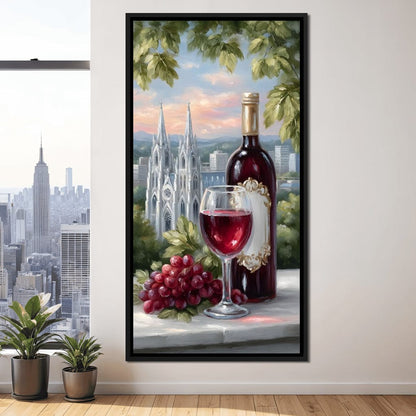 Wine Reverie Cathedral Vista Canvas Wall Art