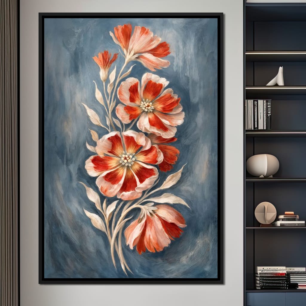 Emberlight Florals Canvas Wall Art