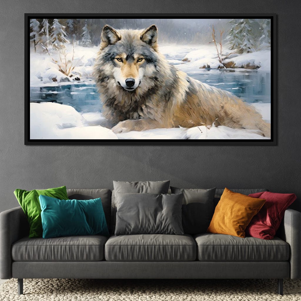 Winters Majestic Guardian Canvas Wall Art
