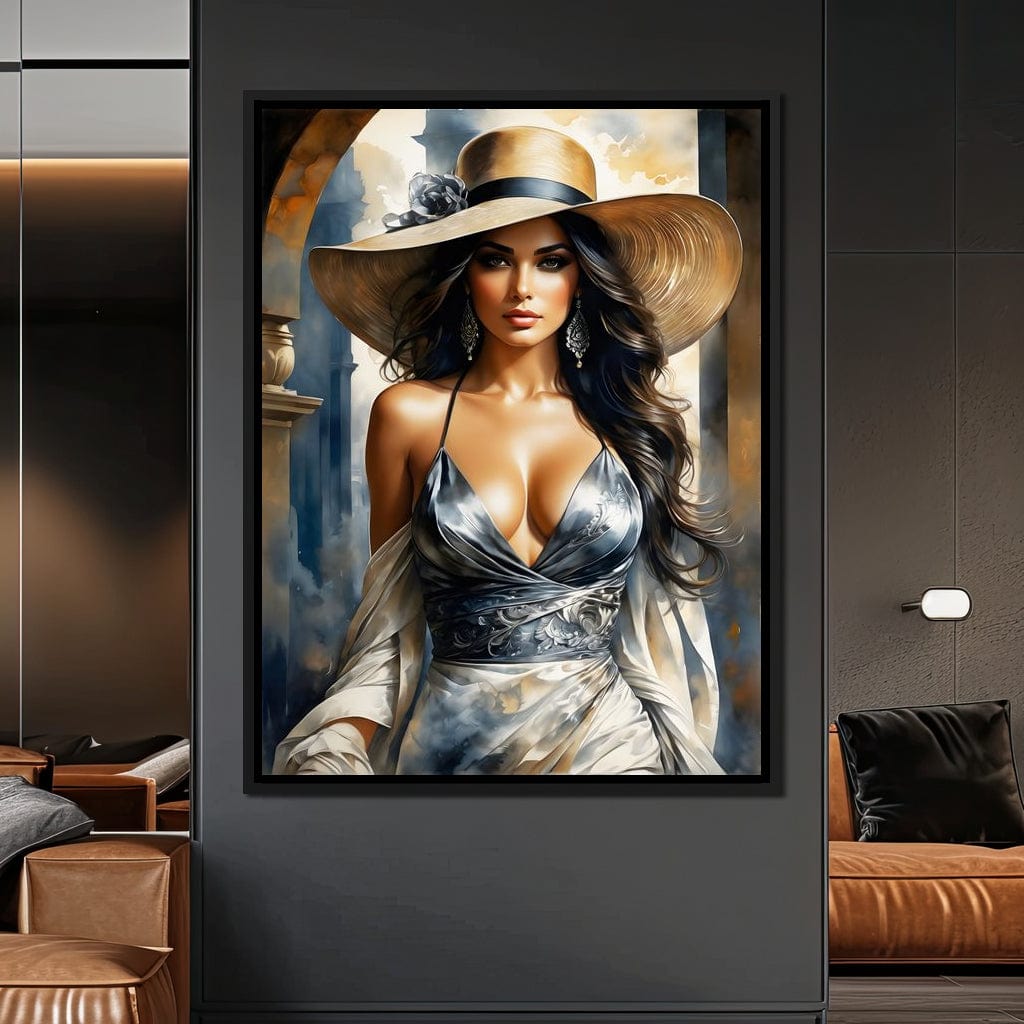 Female Portrait 285 Canvas Wall Art