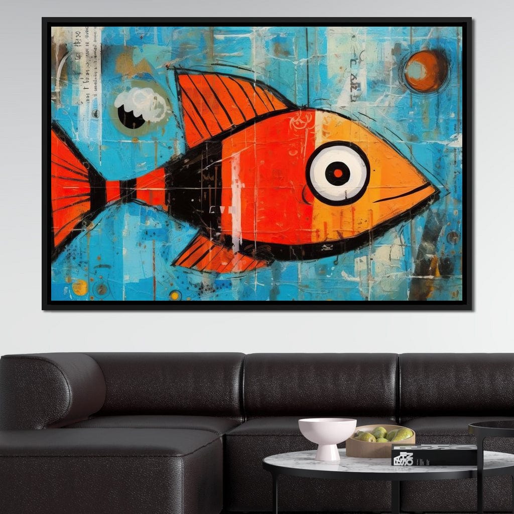 Red Fish Canvas Wall Art