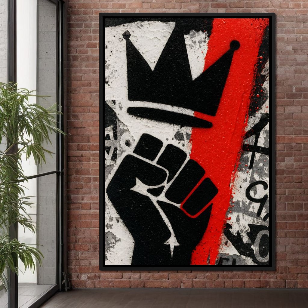 Crown of Unity Power Surge Canvas Wall Art