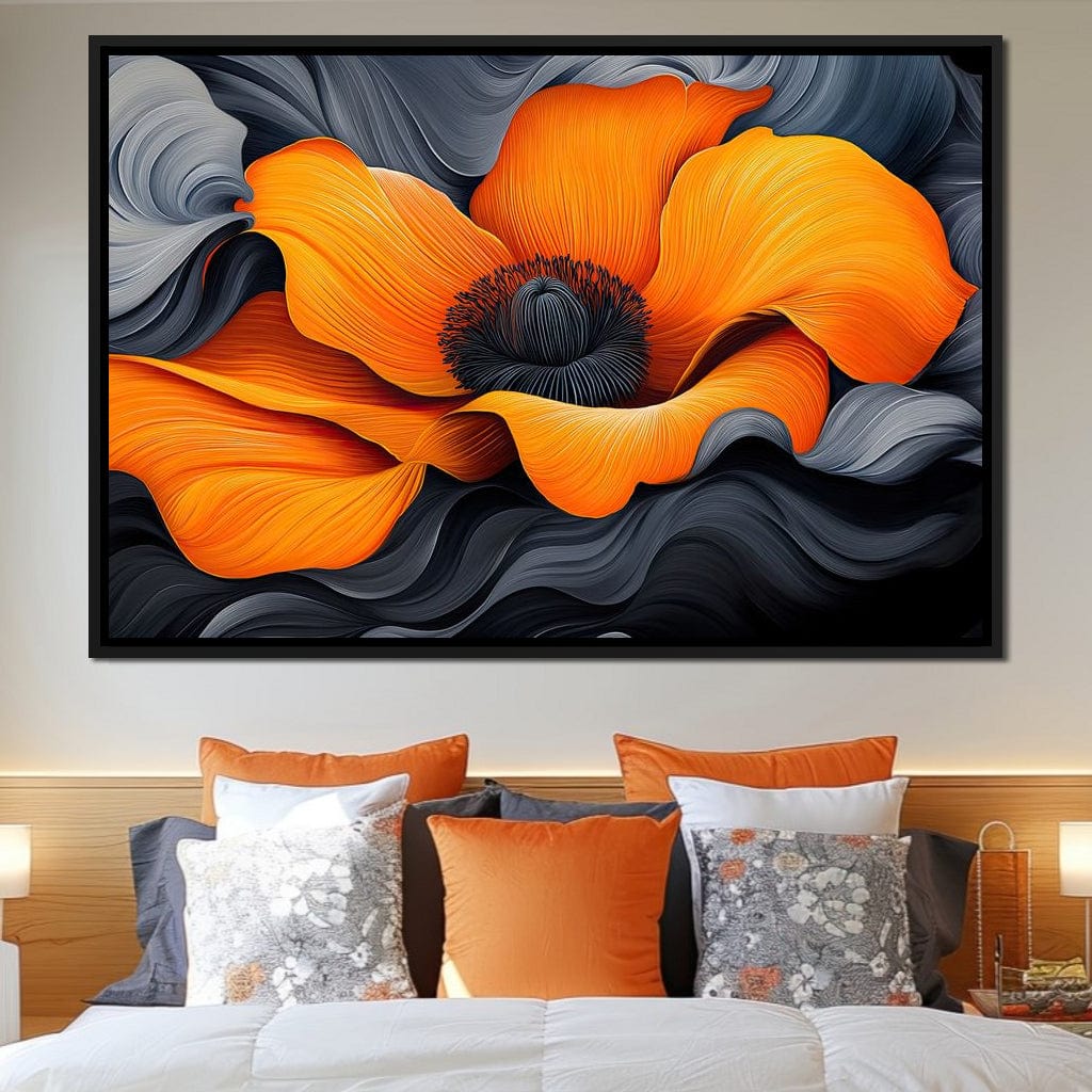 Flameflower Canvas Wall Art