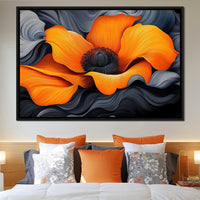 Flameflower Canvas Wall Art