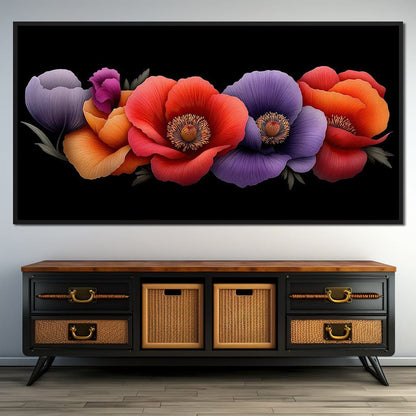 Blooming Florals Canvas Wall Art
