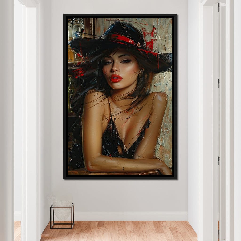 Sable Fedora Canvas Wall Art