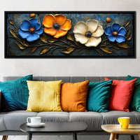 Floral Symphony of Vibrant Colors Canvas Wall Art