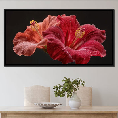 Morning Kiss of Paradise Canvas Wall Art
