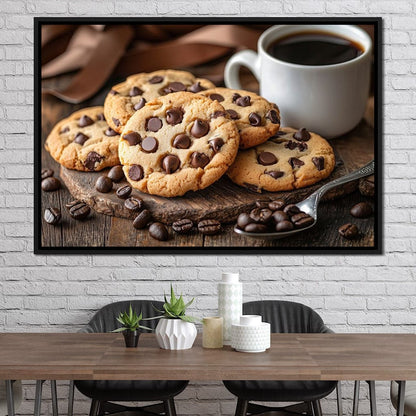 Cookies and Coffee Delight Canvas Wall Art