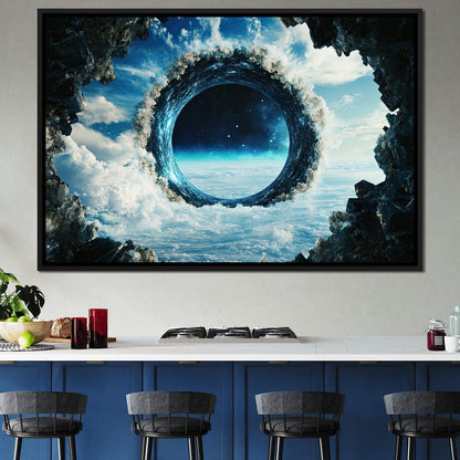 Portal to Celestial Realms Canvas Wall Art