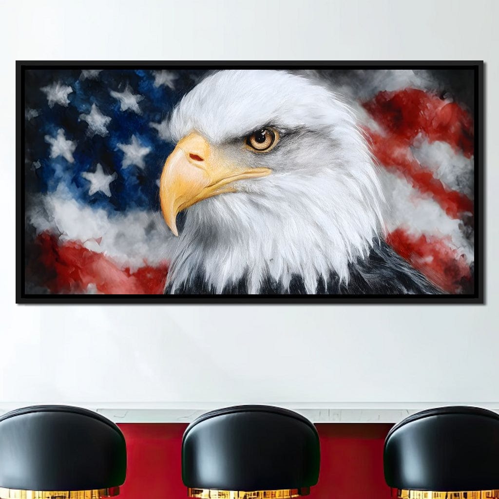 Majestic Eagle Essence Canvas Wall Art