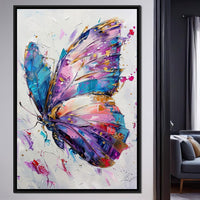 Kaleidoscope Butterfly Bliss Canvas Wall Art