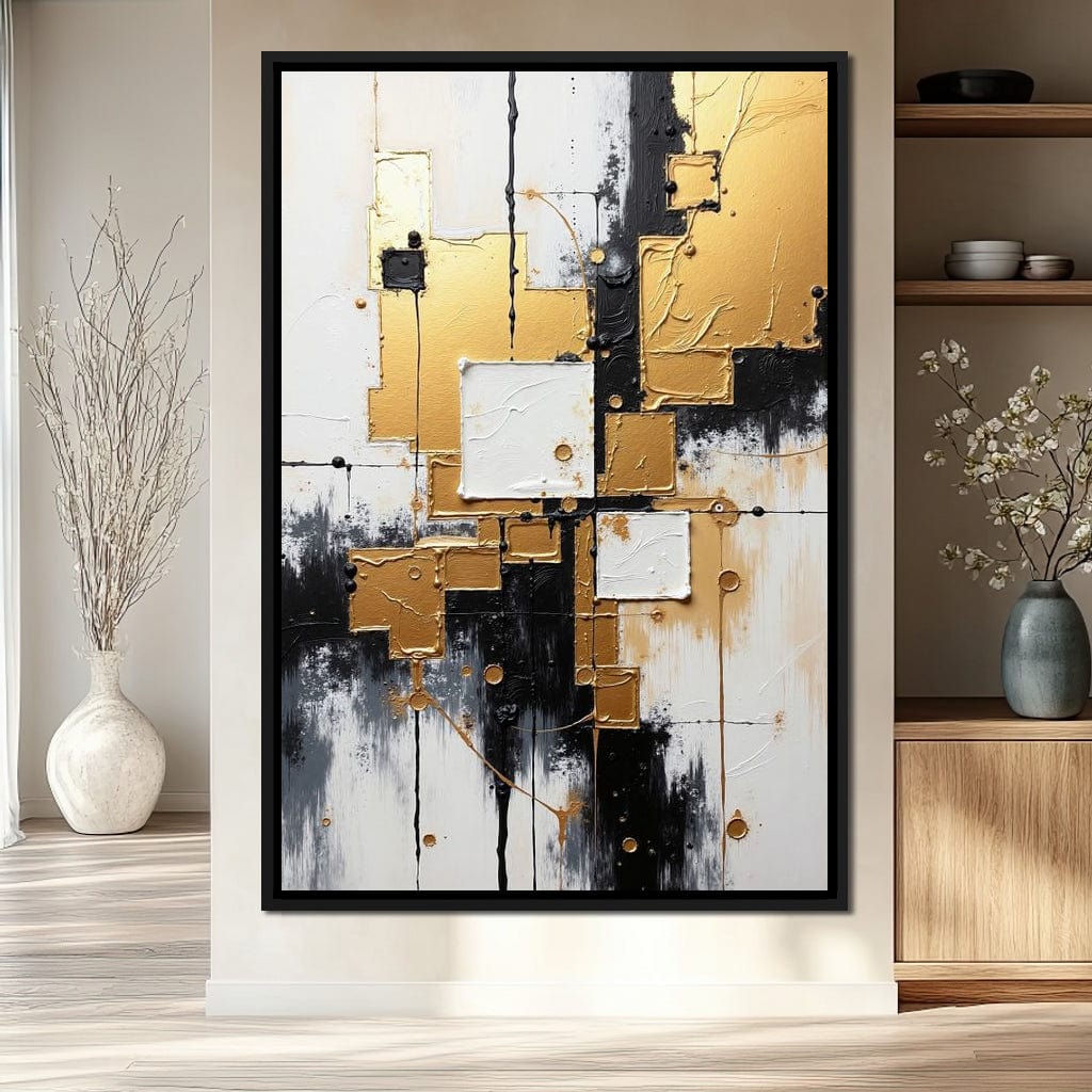 Fragments of Light Canvas Wall Art