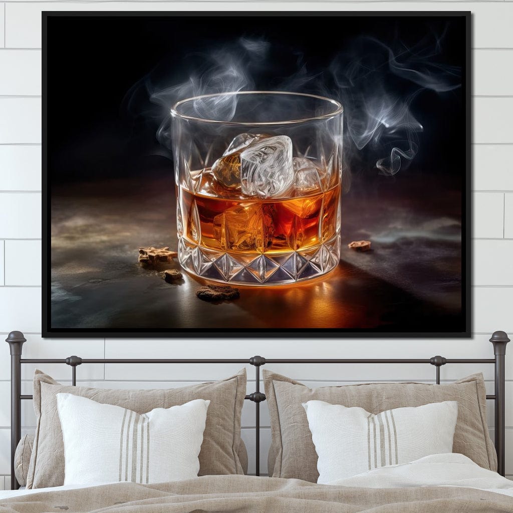 Infused Whiskey with Liquid Magic Canvas Wall Art