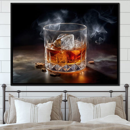 Infused Whiskey with Liquid Magic Canvas Wall Art