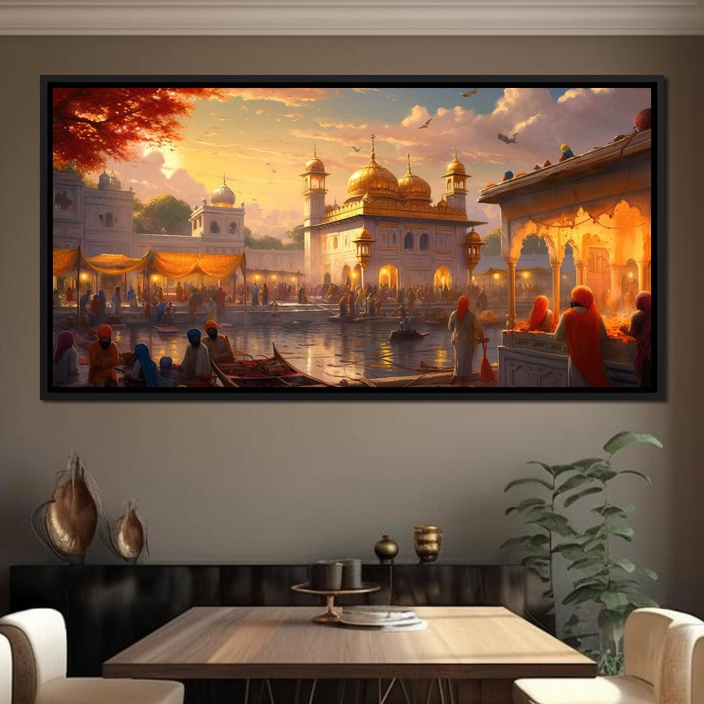 Sikh Temple Canvas Wall Art