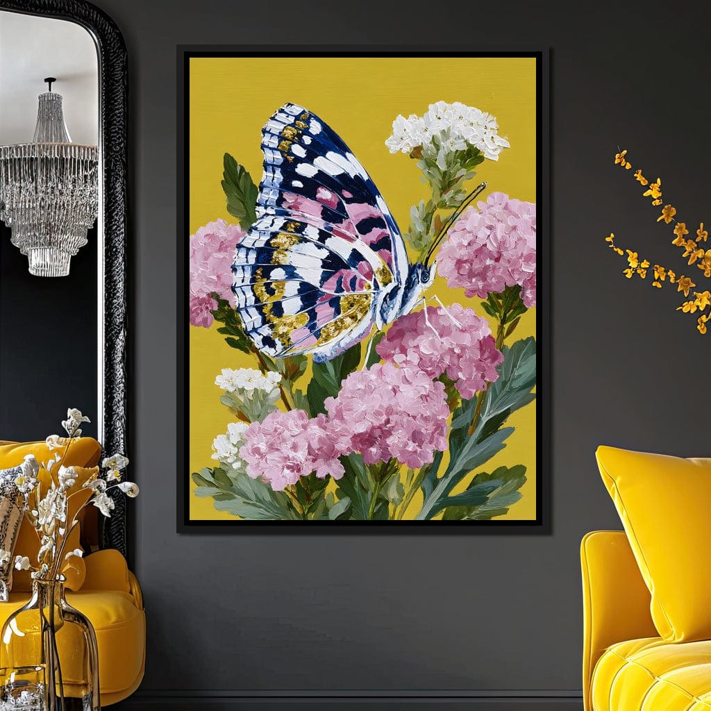 Butterfly Garden Radiance Canvas Wall Art