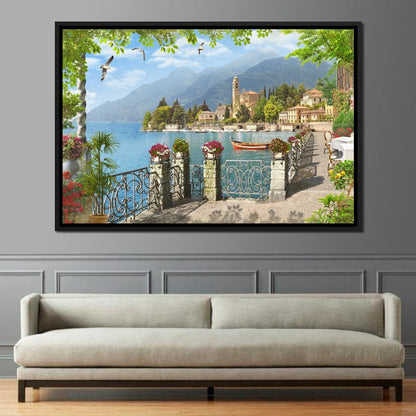 Italian Promenade Canvas Wall Art