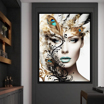 Female Portrait 138 Canvas Wall Art