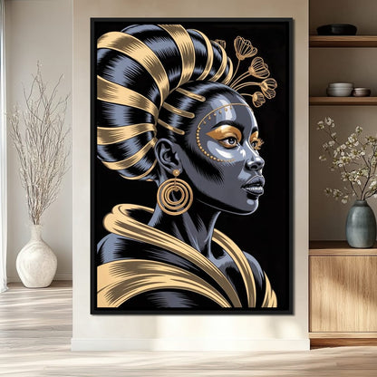 The Gilded Goddess Canvas Wall Art