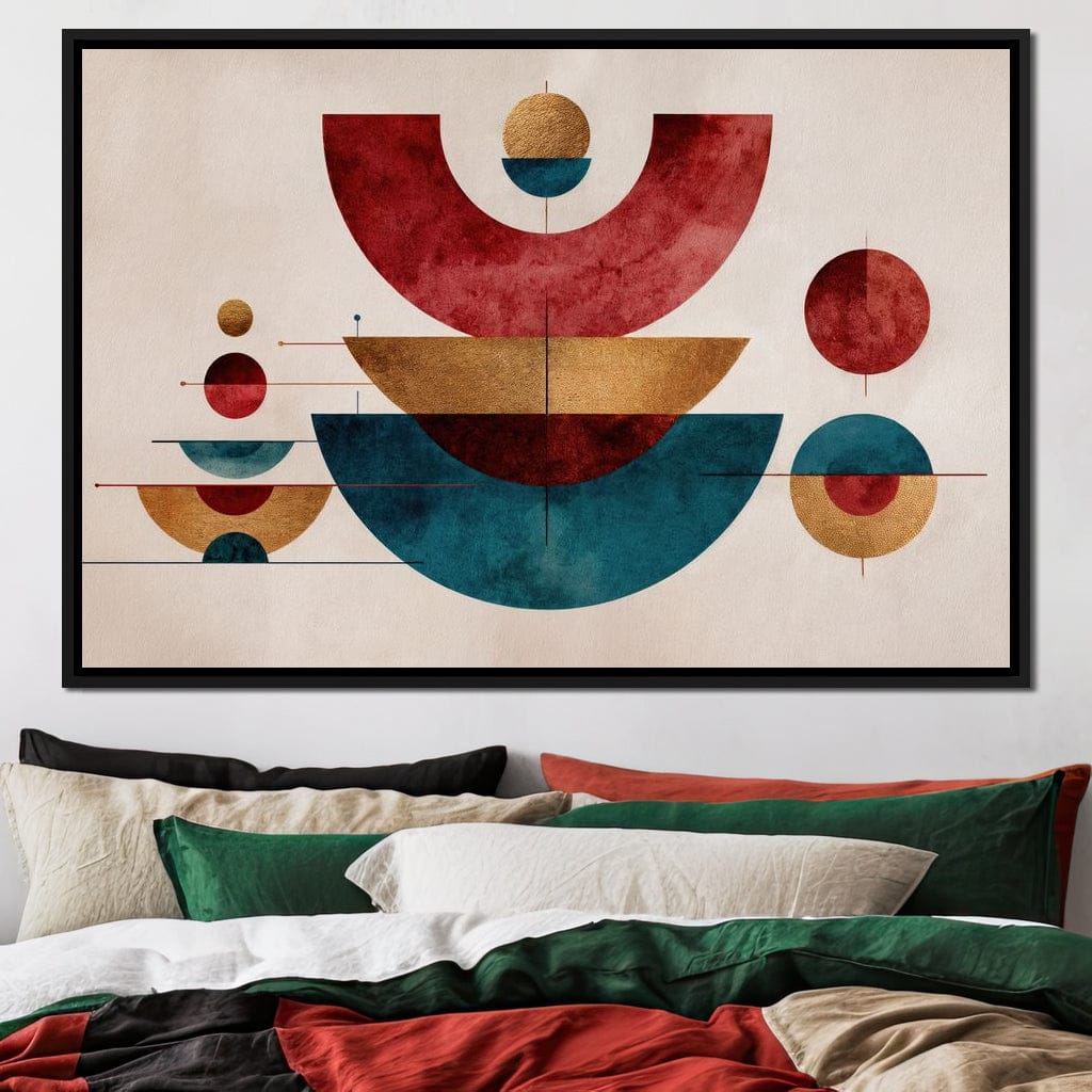 Measured Stillness Canvas Wall Art