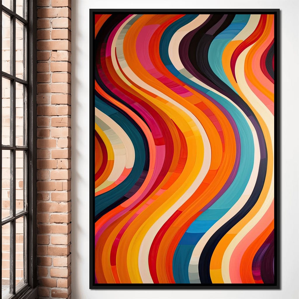 Vibrant Waves of Harmony Canvas Wall Art