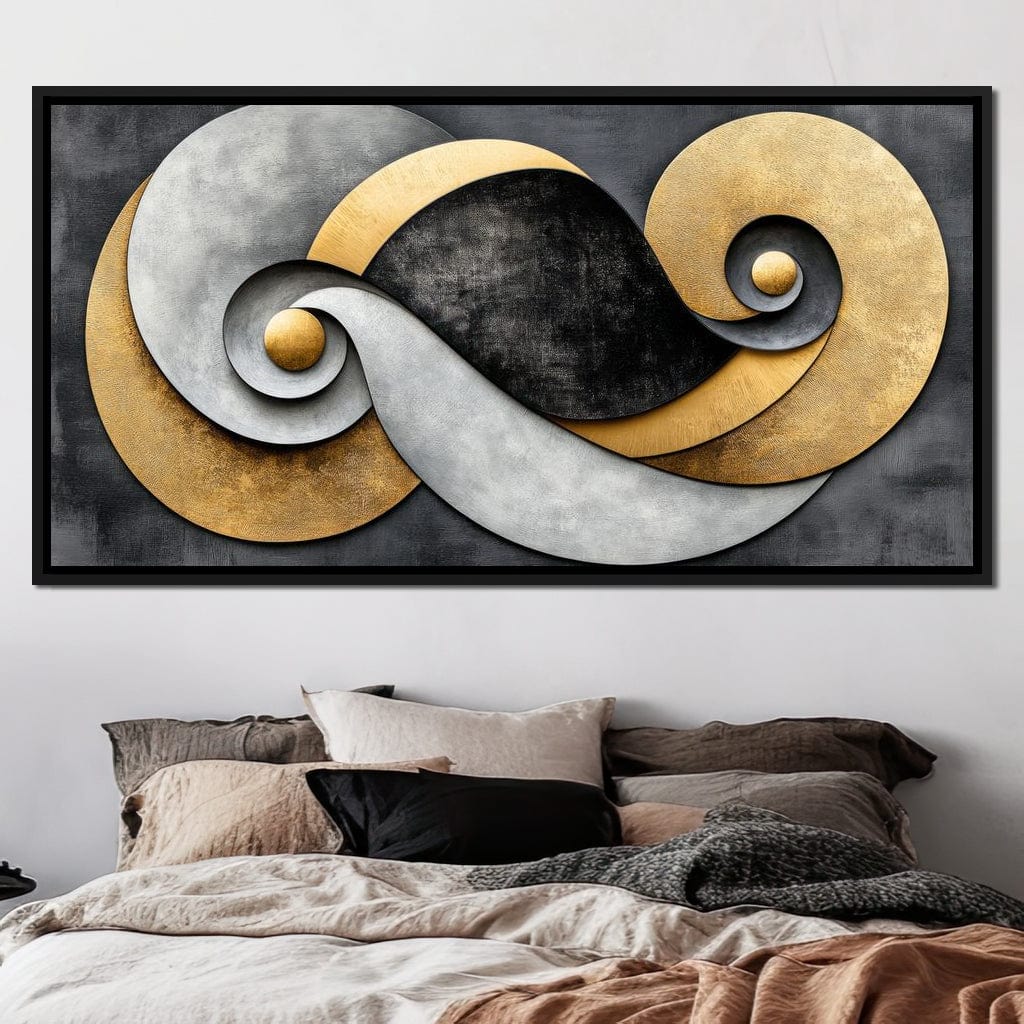 Interwoven Elements Canvas Wall Art