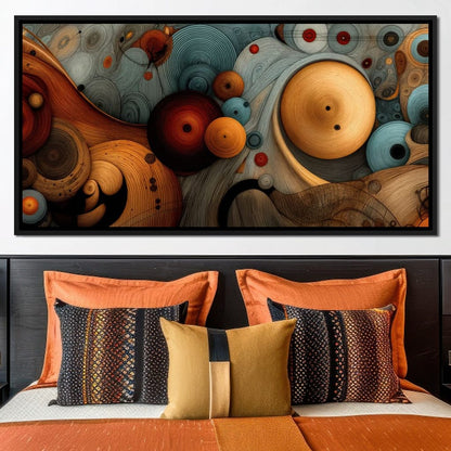 Microcosm Swirl Canvas Wall Art