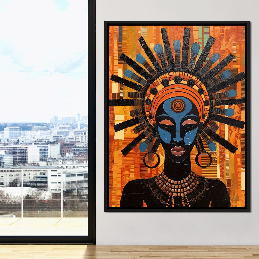 Tribal Mask 06 Canvas Wall Art