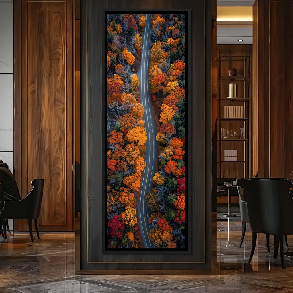 Autumn Road Trip Canvas Wall Art