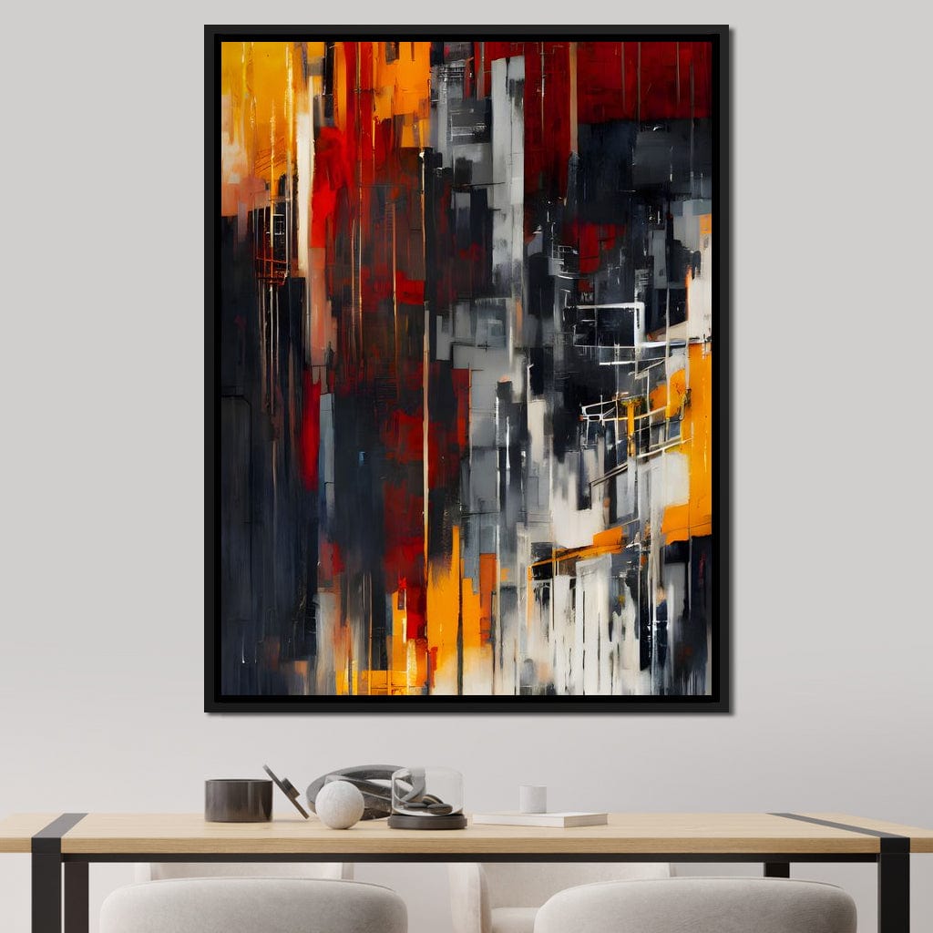 Urban Labyrinth Canvas Wall Art