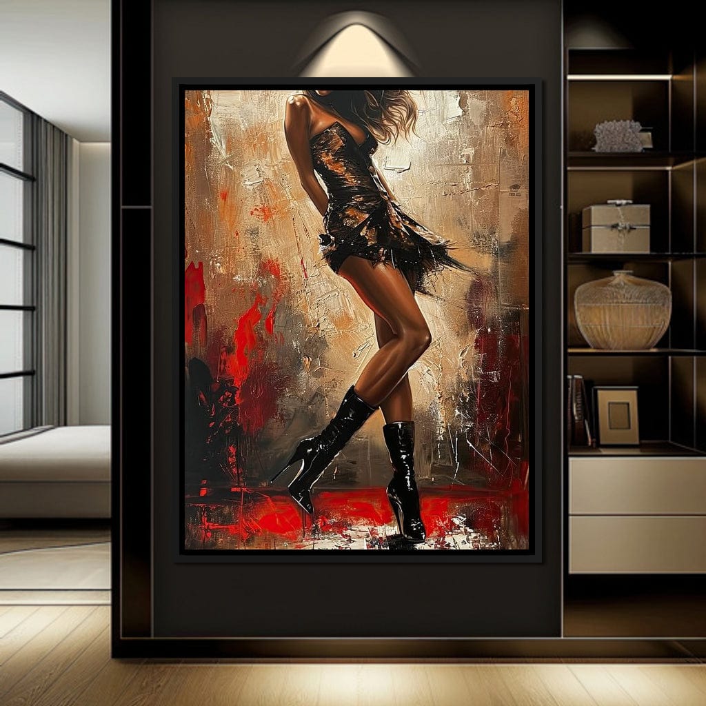 Alluring Legs Rhythm Canvas Wall Art
