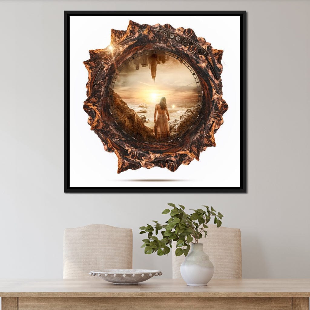 Surreal Time Canvas Wall Art