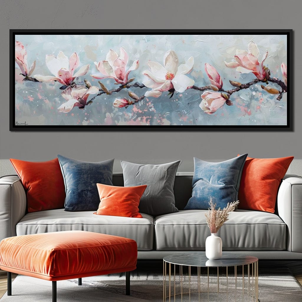 Blossoming Serenity Branches Canvas Wall Art