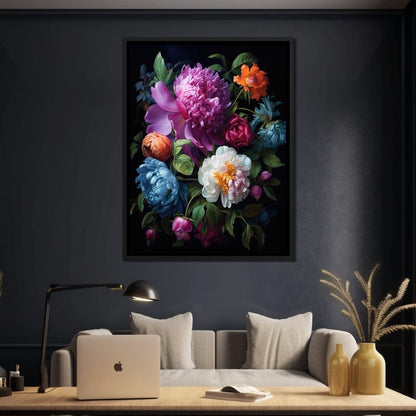 Colorful Flowers Canvas Wall Art