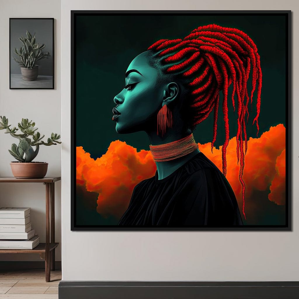 Profile of Power Canvas Wall Art