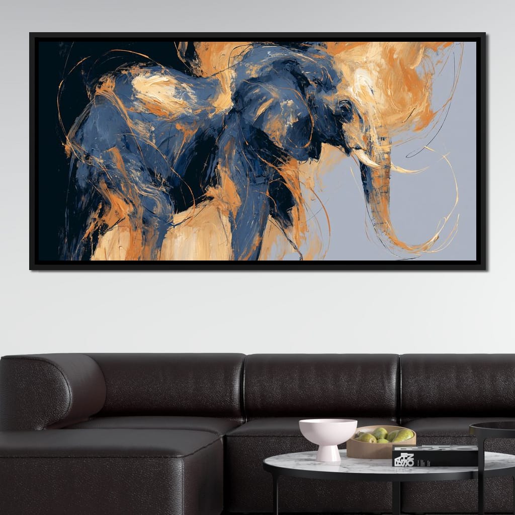 Force of the Great Elephant Wanderer Canvas Wall Art