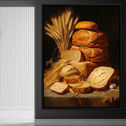Feast of Wood and Bread Canvas Wall Art