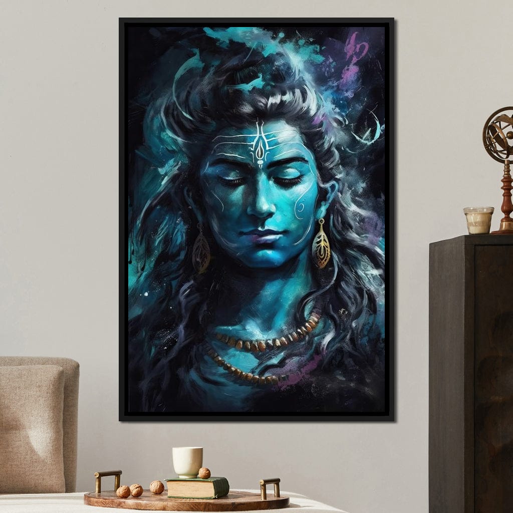 Lord Shiva Bholanatha Canvas Wall Art