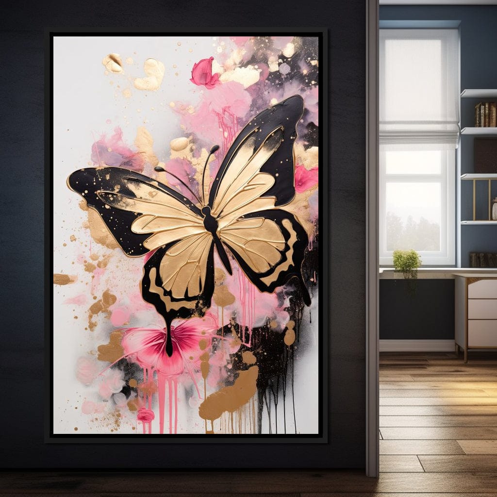 Dreamflight in Pink Hues Canvas Wall Art