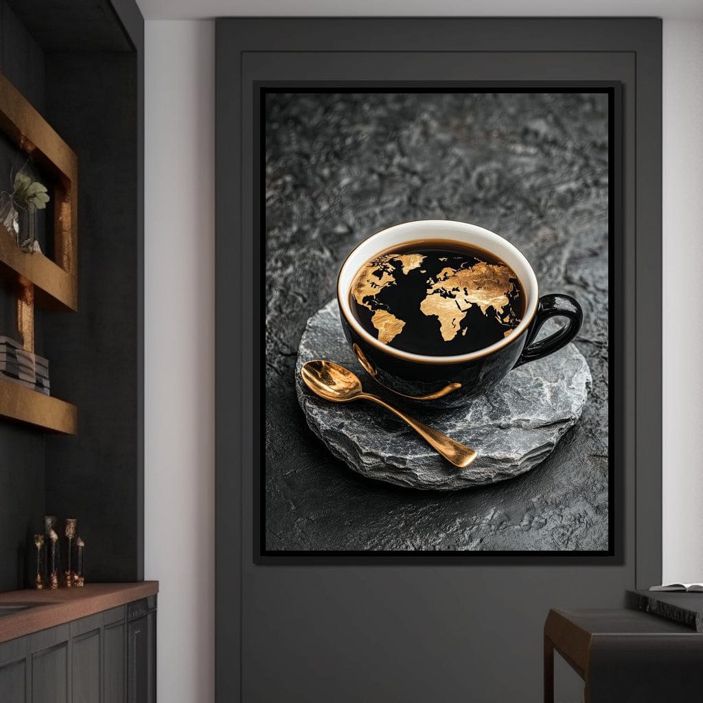 Golden Horizons Brewed Canvas Wall Art