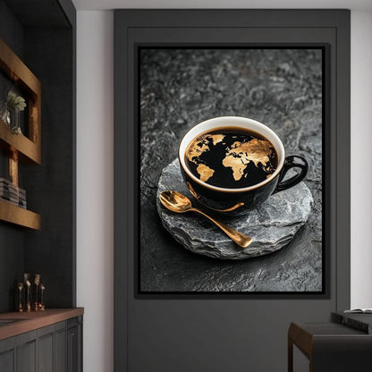 Golden Horizons Brewed Canvas Wall Art