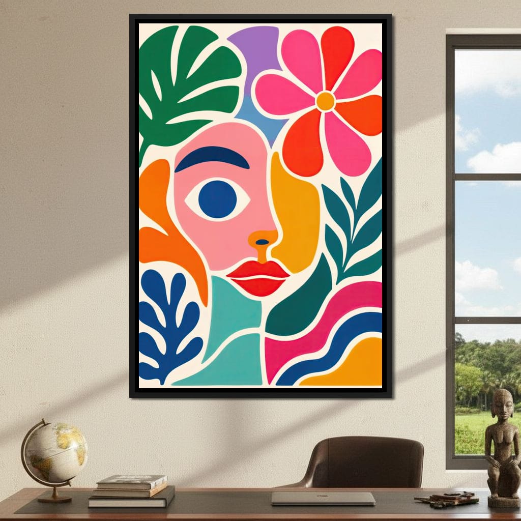The One Eyed Garden Parade Canvas Wall Art