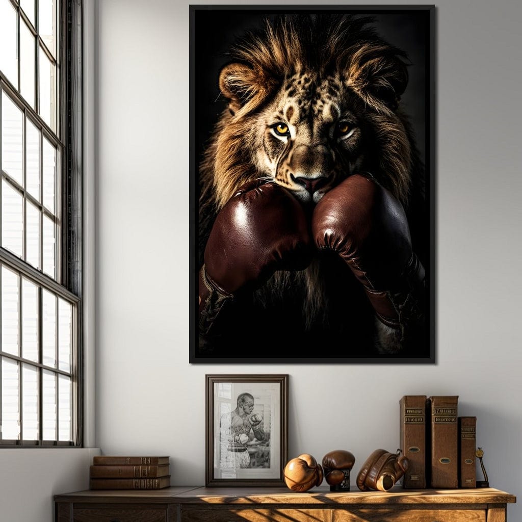 Lionheart Pugilist Canvas Wall Art
