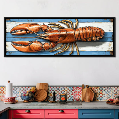Oceanic Lobster Delight Canvas Wall Art